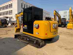 Mini-excavatrice CAT 306E2 d'occasion en stock, machine de 6 tonnes, moteur turbo C2.4 d'origine, commande hydraulique fluide. Entièrement inspectée. - Product Image 2