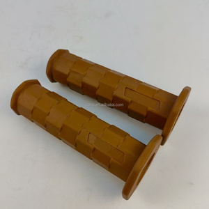 WANOU Classic <span class=keywords><strong>Vintage</strong></span> Motorcycle Cross Grips 22mm Poignées Poignées Marron - Product Image 6