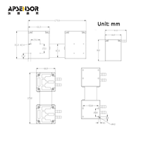 Pompe à air sans balais à vitesse variable PWM 45L/min AP2445T DC 24V, pompe à diaphragme pour l'échantillonnage d'air des collecteurs de poussière environnementale Beta
