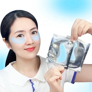 Masque pour les yeux en collagène bleu à étiquette privée, patchs hydrogel anti-âge pour les rides, logo personnalisé, patchs sous les yeux, soins de la peau coréens - Product Image 1