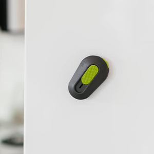 Min pisau saku jepret, kotak pemotong paket pembuka huruf, pisau sentuh dengan lubang gantungan kunci - Product Image 4