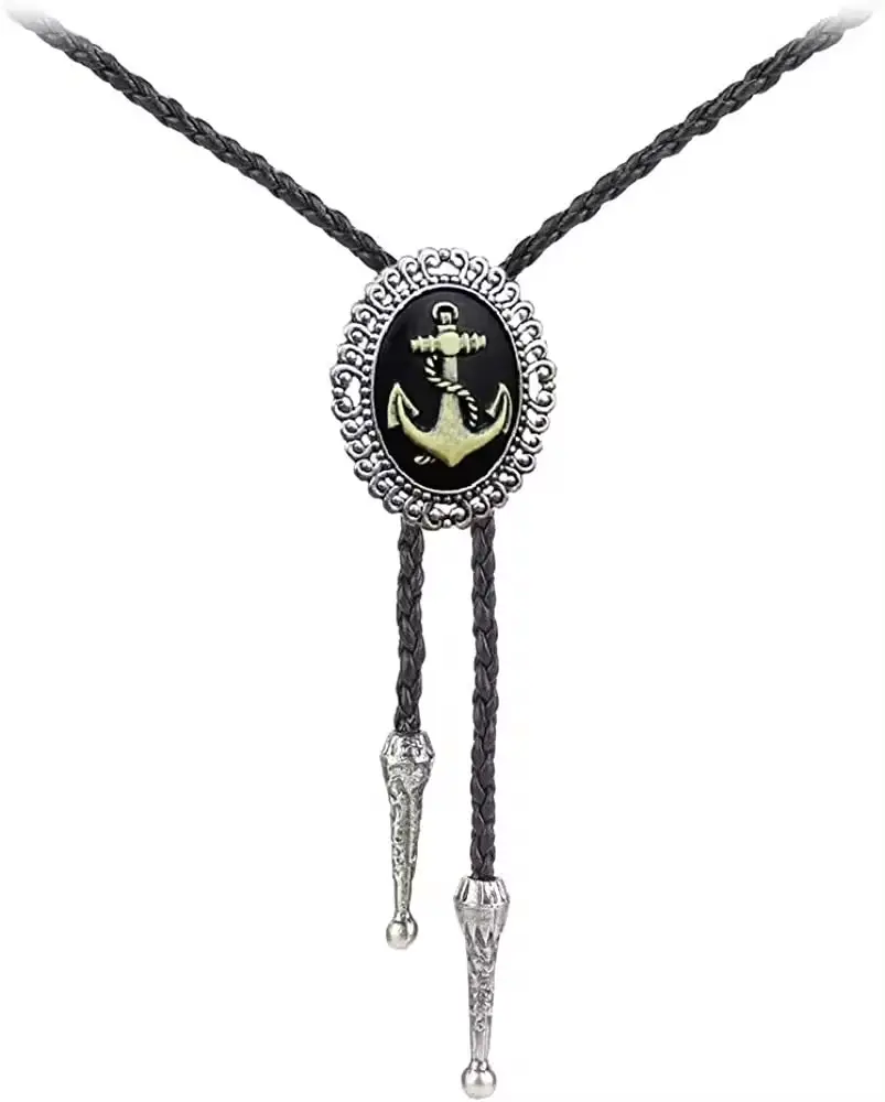 Chine fournisseur cravate personnalisée pirate c bolo cravate collier cristal loup dos fournisseur en gros flèche bolo cravate à vendre