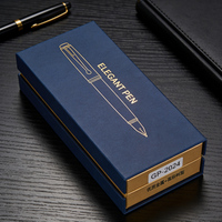 Caja de Regalo de Papel Rígido Ejecutiva Premium con Logotipo Personalizado, Caja de Empaque Rígida de Alta Calidad para Regalo de Bolígrafos Empresariales