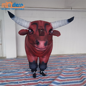Divertido Globo Inflable de Toro de Lucha Español, Tela Oxford 210D, 2.7m x 1.65m, para Festivales al Aire Libre, Desfiles Callejeros, con Soplador Eléctrico - Product Image 5