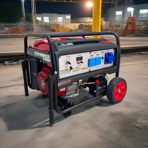 Xách tay 5KW/5000Watt 5.5KW silencer Máy Phát Điện Xăng với tự động bắt đầu 4-Stroke 420cc động cơ 110V 120V 220V Điện - Product Image 5