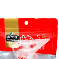 Sachets refermables étanches avec fermeture éclair et fenêtre pour l'emballage alimentaire (sucre, noix et fruits secs)