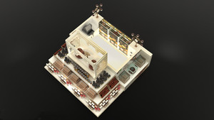 Quiosco de exhibición de tuercas de caramelo, <span class=keywords><strong>tienda</strong></span> de dulces, diseño 3D, chocolate, usado en centro comercial - Product Image 2