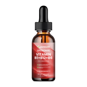 Gotas de Vitamina <span class=keywords><strong>B1</strong></span>+<span class=keywords><strong>b6</strong></span>+<span class=keywords><strong>b12</strong></span> Liposomal Ausreson OEM, Favorecen una Digestión Saludable, Gotas de Vitamina <span class=keywords><strong>B1</strong></span>+<span class=keywords><strong>b6</strong></span>+<span class=keywords><strong>b12</strong></span> Liposomal - Product Image 1