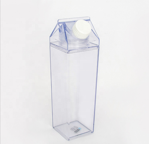 Bpa ฟรีพลาสติกนมแก้วถ้วยเดินทางกีฬานมกล่องรูปร่างกล่อง Bottle1000ml กล่องนมอะคริลิในกลุ่ม - Product Image 6
