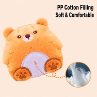 En stock, vente en gros, personnalisable : Jouet à mâcher interactif pour chat en peluche douce, animaux mignons (porc, lapin, ours) avec herbe à chat, pour l'auto-amusement