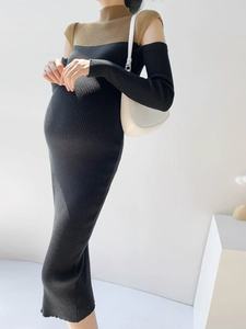 Impresionante Camiseta Interior Midi para Mujer Madura, Elegante Estilo Francés, Manga Larga, Cintura Alta, Transpirable, Cuello Asimétrico - Product Image 1