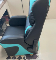 Canapé de jeu inclinable moderne pour une personne, dossier réglable, fauteuil inclinable à boutons, en cuir PU, pour la maison, les bureaux, les salles de sport électronique, les hôtels