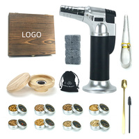 Oferta Especial: Kit Ahumador de Cócteles de Madera Jianxin LH-23 con Piedras de Hielo para Whisky, Caja de Madera, Infusor de Ahumado para Whisky, Accesorios de Bar >5