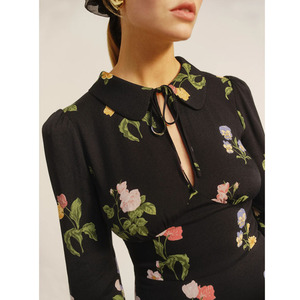 <span class=keywords><strong>2022</strong></span> collezione <span class=keywords><strong>primavera</strong></span> <span class=keywords><strong>estate</strong></span> nuovo abbigliamento donna Casual 409 Stock francese retrò americano manica lunga naturale - Product Image 3