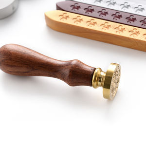 Kit de sceau de cire rétro 68 pièces, boîte cadeau pour Halloween, carte de noël, <span class=keywords><strong>enveloppe</strong></span> - Product Image 4