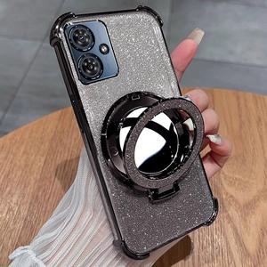 Funda para Teléfono Motorola Edge 50 Fusion, Funda Protectora Antigolpes con Purpurina y Soporte para <span class=keywords><strong>Moto</strong></span> G84 G64 G54 - Product Image 4