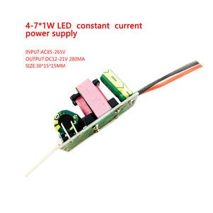 Djyoke ไดรเวอร์หลอดไฟ <span class=keywords><strong>LED</strong></span> 4-7W <span class=keywords><strong>วงจร</strong></span>รวมไดรเวอร์กระแสคงที่280mA ไดรเวอร์พลาสติก12-24VDC สำหรับไฟฟลัด<span class=keywords><strong>ไล</strong></span><span class=keywords><strong>ท์</strong></span>และไฟ <span class=keywords><strong>LED</strong></span> - Product Image 3