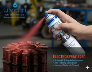 Vernis isolant rouge en aérosol Electrospray 250 pour l'isolation des bobines de moteur, revêtement de protection électrique en aérosol - Product Image 3