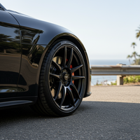 RUNLUN 15/16/17/18/19inch6.5/7.0/7.5/8.0/8.5PCD100/114.3/105/108/110/112/120 Velg Aluminium Alloy Multi Spoke Matte Black Baru