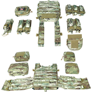 Chaleco Táctico Artex 1000D de Poliéster con Liberación Rápida, Camuflaje, Seguridad, Modular, Ajustable, Molle, Entrenamiento - Product Image 4