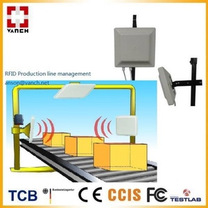 เครื่องอ่าน RFID แบบรวมเสาอากาศ UHF Wiegand ยี่ห้อ Vanch สำหรับระบบควบคุมการเข้าออกลานจอดรถแบบไร้สาย - Product Image 6