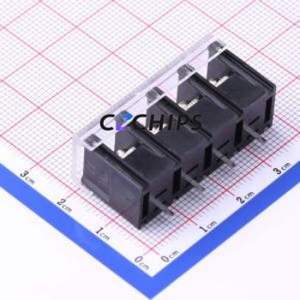 KF38S-8.25-4P Barrier Terminal Block Through hole Component (THT),P=8.25mm Connector With Cover Plate 8.25mm 1x4P Straight Pin - Product Image 2