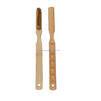 Brosse d'escalade en poils de sanglier Brosse en bois de hêtre bambou Brosse à craie de gymnastique