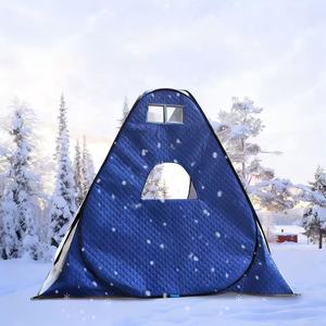 Chỗ trú ẩn câu cá trên băng có lớp lót ấm, chống gió, cách nhiệt, vải dày, đường may được gia cố, rộng rãi - Product Image 1