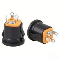 Conector de Alimentación DC, Cable USB de Audio y Video, Conector Hembra Negro Modelo YH-DC
