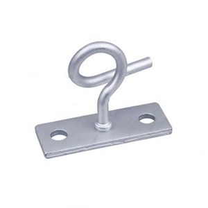 Support de fixation en <span class=keywords><strong>acier</strong></span> <span class=keywords><strong>galvanisé</strong></span> léger Hongjing pour câble à fibres optiques de type C, support d'ancrage pour poteau FTTH - Product Image 1
