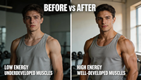 Comprimés de suppléments pour la vitalité masculine avec L-Arginine |   Énergie et maintien musculaire |   Marque privée disponible