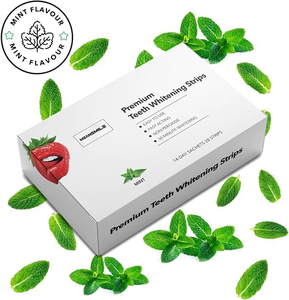 شرائط تبييض خاصة صيفية رطبة وجافة بشرائط تفتيح جل يعمل بالضوء فوق البنفسجية شرائط تبييض للمدخنين القطران والنيكوتين لإزالة البقع - Product Image 3