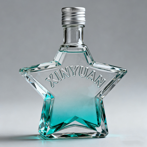 ขวดแก้วทรงกลมขนาด750มล. พร้อมจุกขวดแก้วจากประเทศจีนขวดแก้ววอดก้าแบบมืออาชีพ - Product Image 3