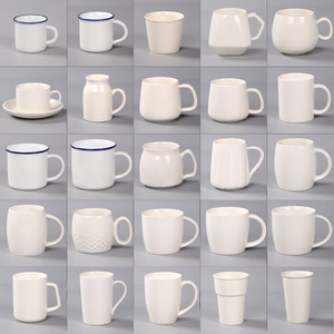 Giá Cả Cạnh Tranh Đầy Màu Sắc Khác Nhau Có Hình Dạng Phổ Cốc Cà Phê Gốm Với Decal - Product Image 1