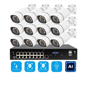 AI IP <strong>Camera</strong> 12 Channel 12CH POE NVR Kit 5MP CCTV Security <strong>Camera</strong> <strong>System</strong> <strong>Face</strong> Facial <strong>Recognition</strong> with White Black List Blacklist - Product Image 3