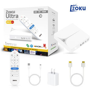 Boîtier <span class=keywords><strong>TV</strong></span> <span class=keywords><strong>Android</strong></span> Zoku Amlogi S905X5M C9 WiFi6 HD ultra AI-SR 128 Go, décodage 8K, résolution <span class=keywords><strong>Android</strong></span> 14, décodeur - Product Image 2