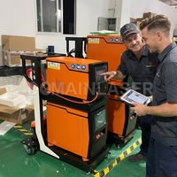 Mesin Las Laser Genggam Termurah, Pembersih, Pemotong, Harga Terjangkau untuk Pendingin Udara Logam, Kepala Pistol Las Laser 5 in 1