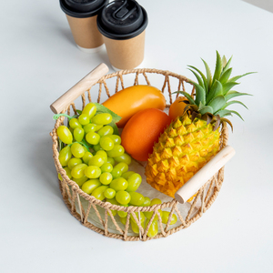 Kingwillow Trending Hot seller eco-friendly moderno rettangolo corda di <span class=keywords><strong>carta</strong></span> cestini da cucina Organizer per il pane - Product Image 4