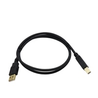 Conjunto de Cable USB 2,0 3,0 3,1 macho a macho B estándar de alta calidad con blindaje trenzado para unidad externa de escáner de impresora
