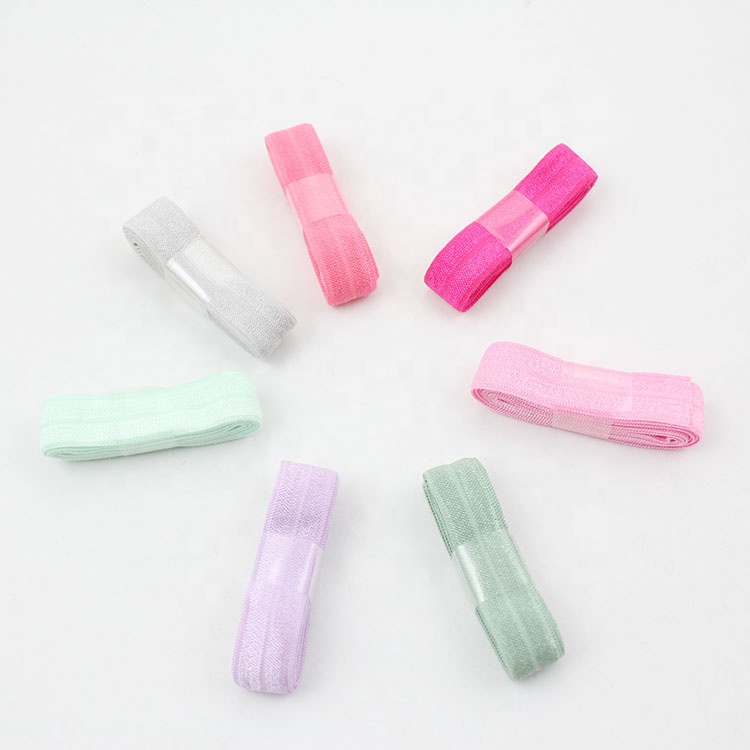 Оптовая продажа 5/8, яркие эластичные плотные складки