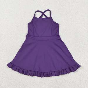 Vestidos Deportivos para Niñas en 4 Colores, Ropa Deportiva, Vestidos de Yoga hasta la Rodilla - Product Image 6