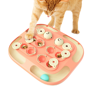 Juguete educativo ecológico para <span class=keywords><strong>gatos</strong></span> <span class=keywords><strong>al</strong></span> <span class=keywords><strong>por</strong></span> <span class=keywords><strong>mayor</strong></span> de fabricante de suministros para mascotas, túnel de plástico con bola de pista para <span class=keywords><strong>gatos</strong></span> para la búsqueda lenta del tesoro - Product Image 1