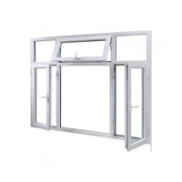 Ventanas francesas de aluminio de diseño moderno estándar de Australia y Marco de puerta de acristalamiento simple/doble para instalación en casa