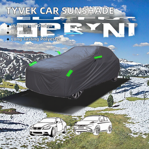 Chất lượng cao tùy chỉnh có thể gập lại có thể thu vào Tyvek xe phía trước cửa sổ che nắng bền Polyester bong bóng <span class=keywords><strong>Sun</strong></span> <span class=keywords><strong>Shade</strong></span> Bìa - Product Image 3