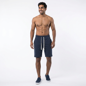 Pantalones cortos deportivos para entrenamiento de gimnasio Gimnasio Fitness Correr Pantalones cortos de secado rápido que absorben el sudor con bolsillos para envío MenDDP - Product Image 1