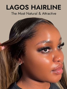 Alipearl 1B Honey Brown Straight Highlighted Real HD Skin-melt Lace Wig Capelli Grezzi Non Processati con Cuticole Allineate Lunga Durata - Product Image 4