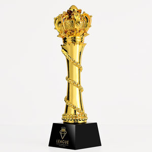 फैशन गोल्डन क्राउन स्पोर्ट्स चैंपियनशिप कप ट्रॉफी धातु व्यवसाय उपहार ट्रॉफी बड़ी कंपनी पुरस्कार - Product Image 2