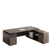 Bureau et chaise d'ordinateur commerciaux modernes en bois pour usage professionnel