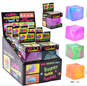 Nouveauté : Jouets anti-stress en forme de glaçon, vente en gros, balles sensorielles en maltose à presser, jouets sensoriels en forme de glaçons marbrés - Product Image 6