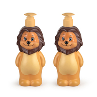 Flacon de gel douche en plastique vide pour bébé en forme d'éléphant, flacon de shampoing pour bébé, vente en gros, 300 ml, 10 oz, cosmétique unique, lotion en PE